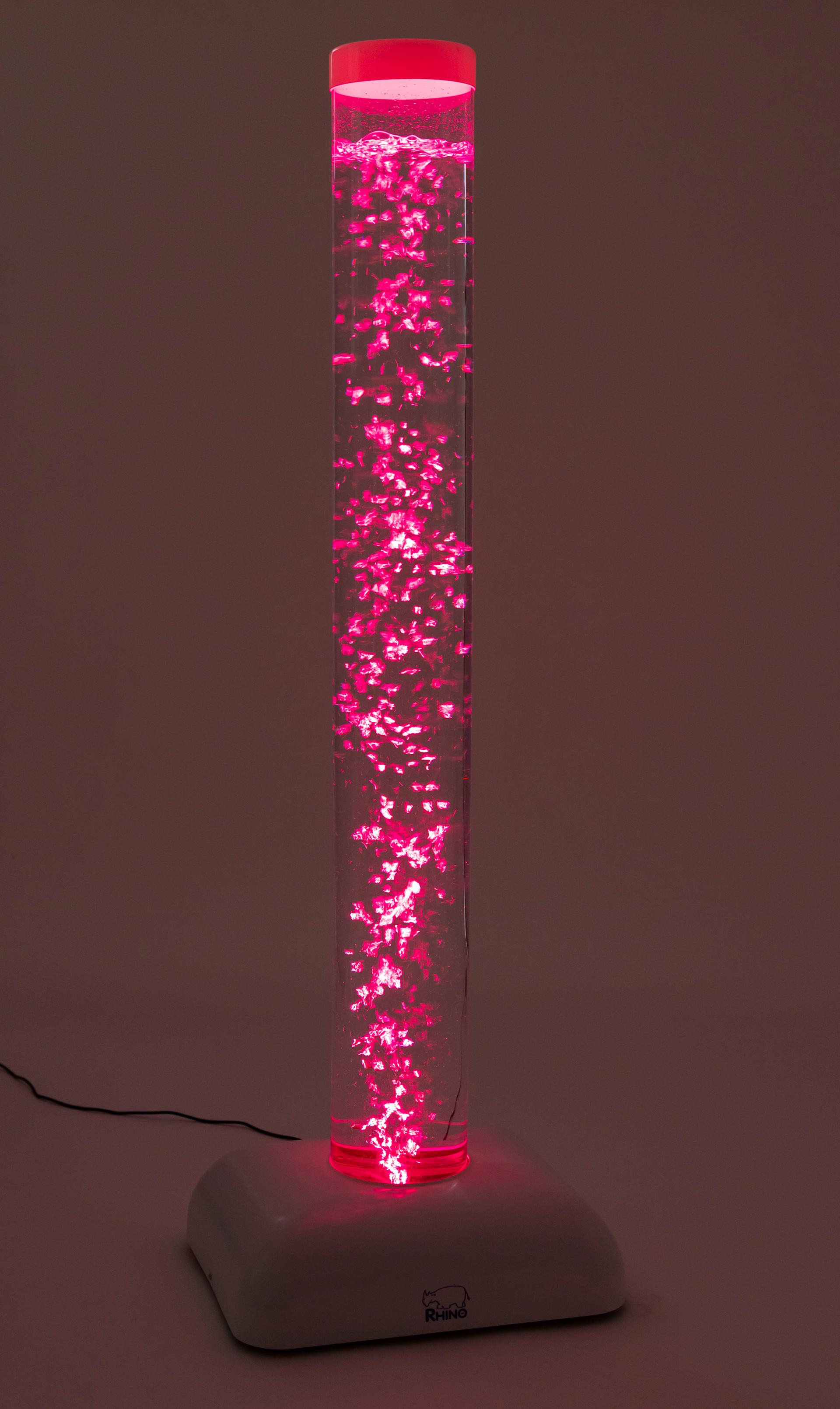 A light-up sensory bubble tube.