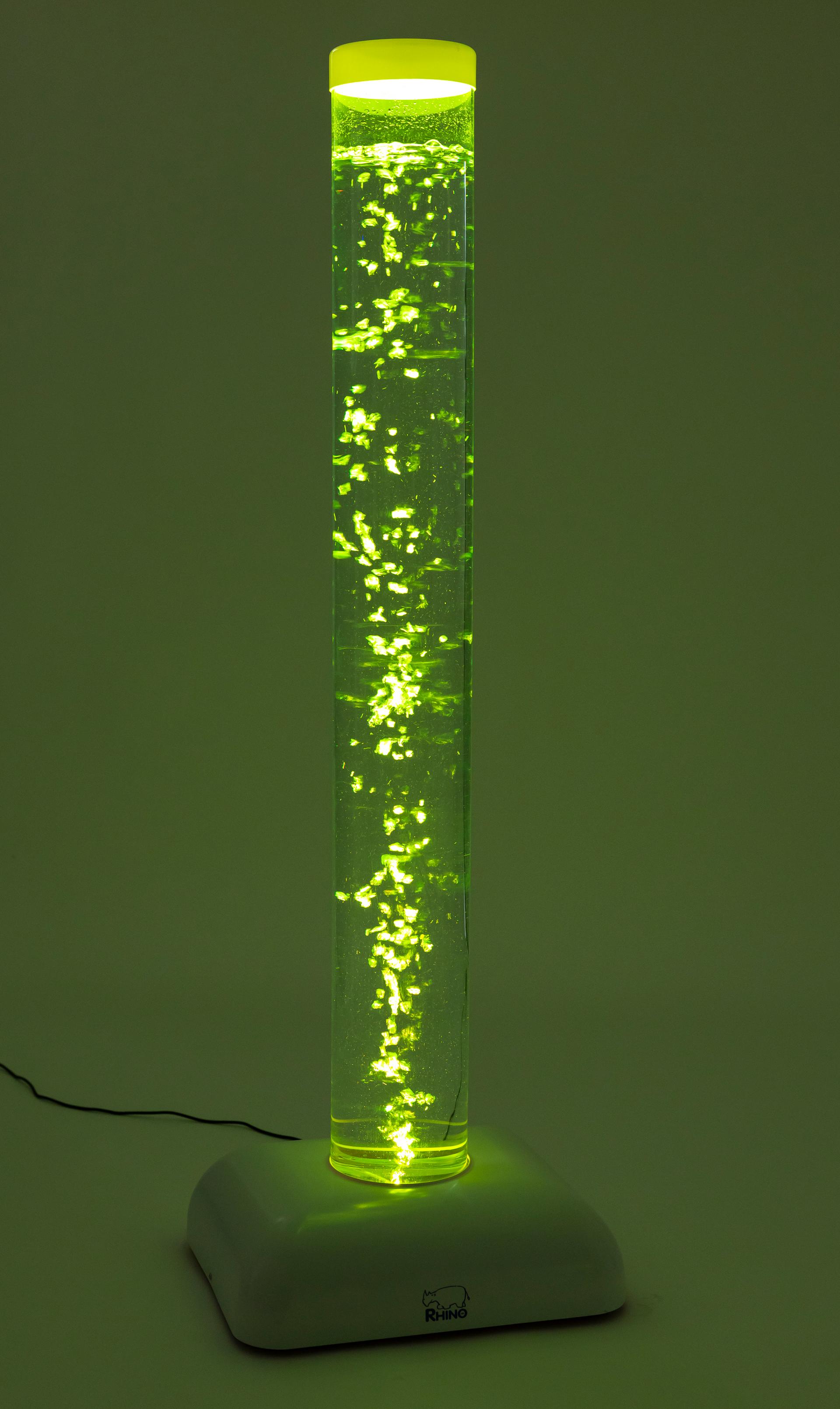 A light-up sensory bubble tube.