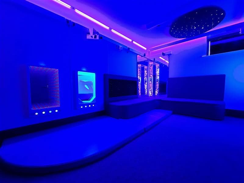 wall wash shown in sensory room