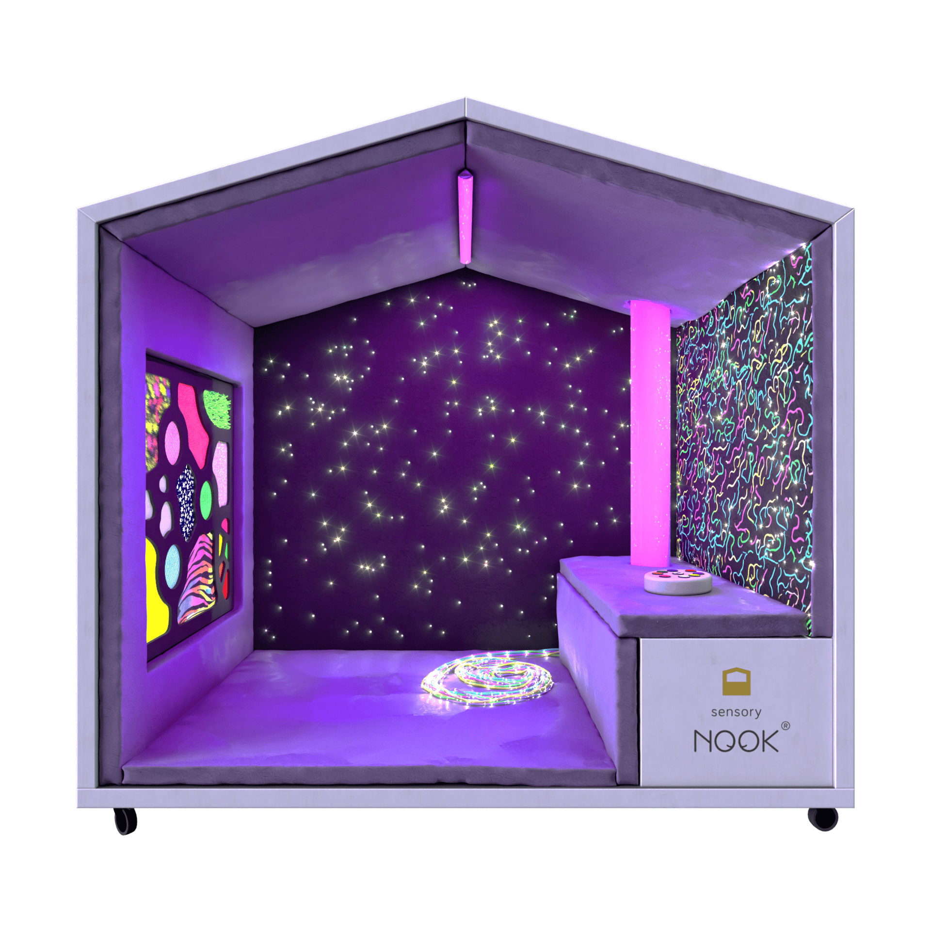 A 3D visualisation of the Sensory Nook Glow.