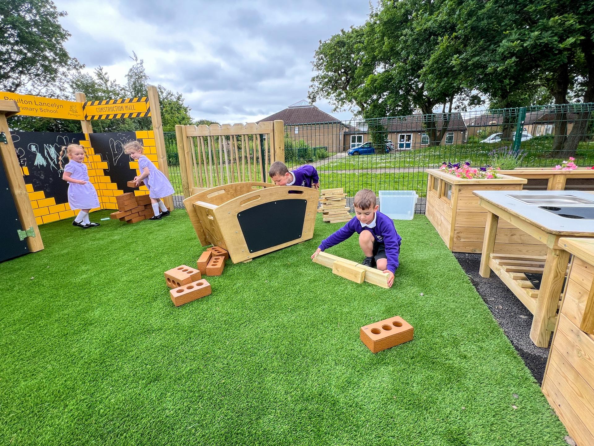 Maxi Construction Skip in EYFS construction zone