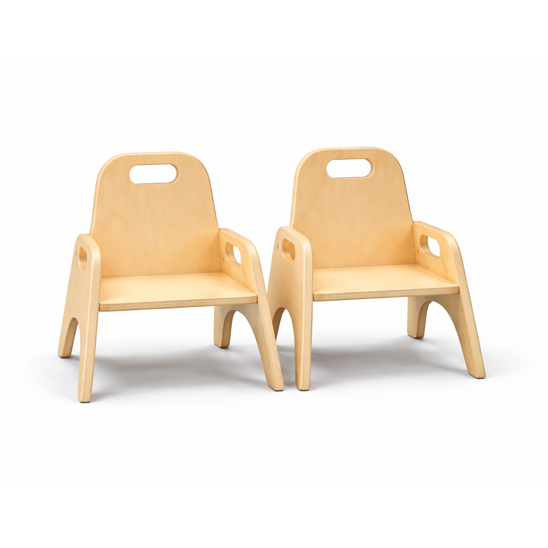 A 3D Visualisation of the Millhouse Sturdy Chairs - Pack of 2 (Seat H200mm).