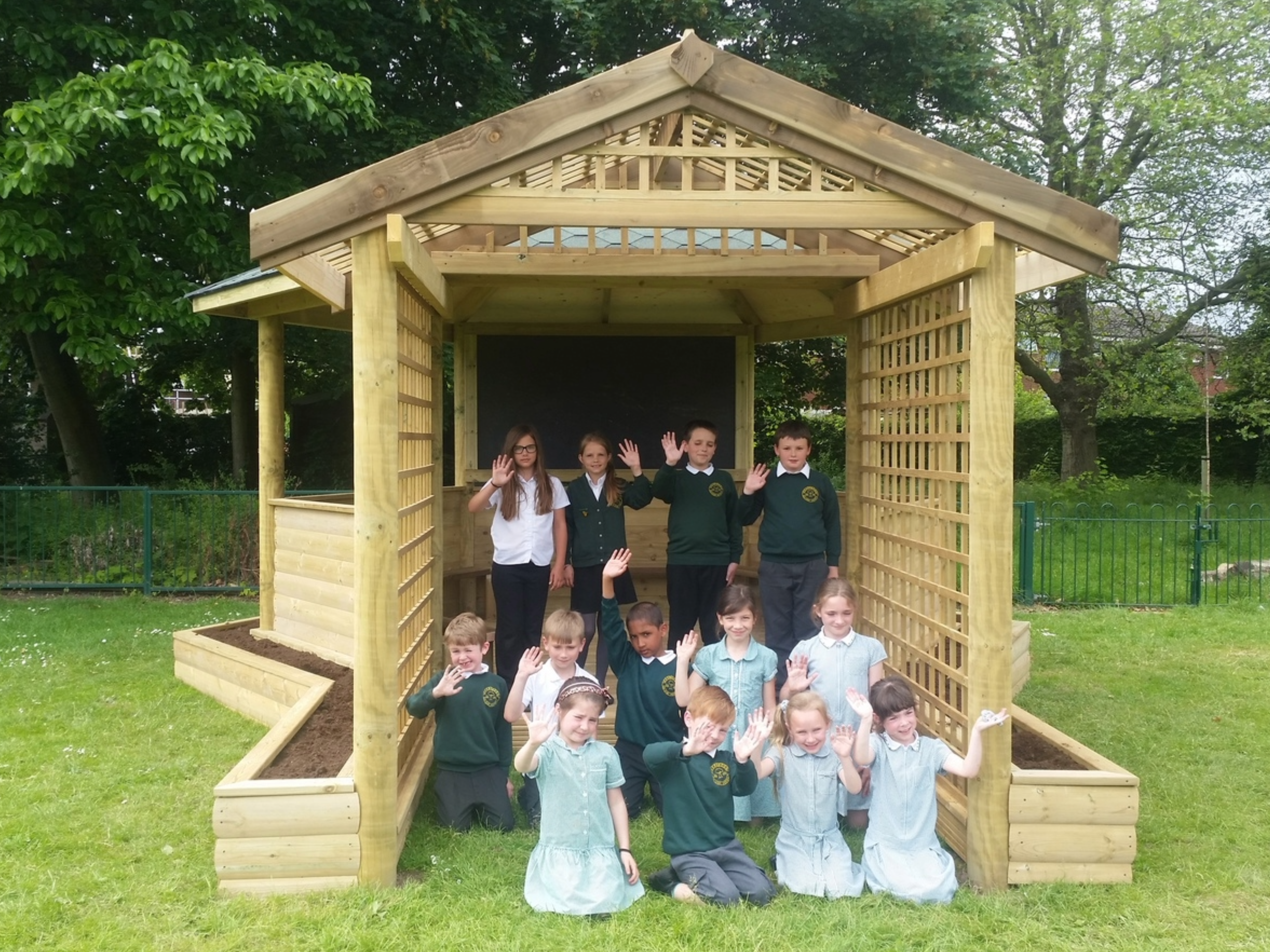 Secret Garden Wooden Gazebo