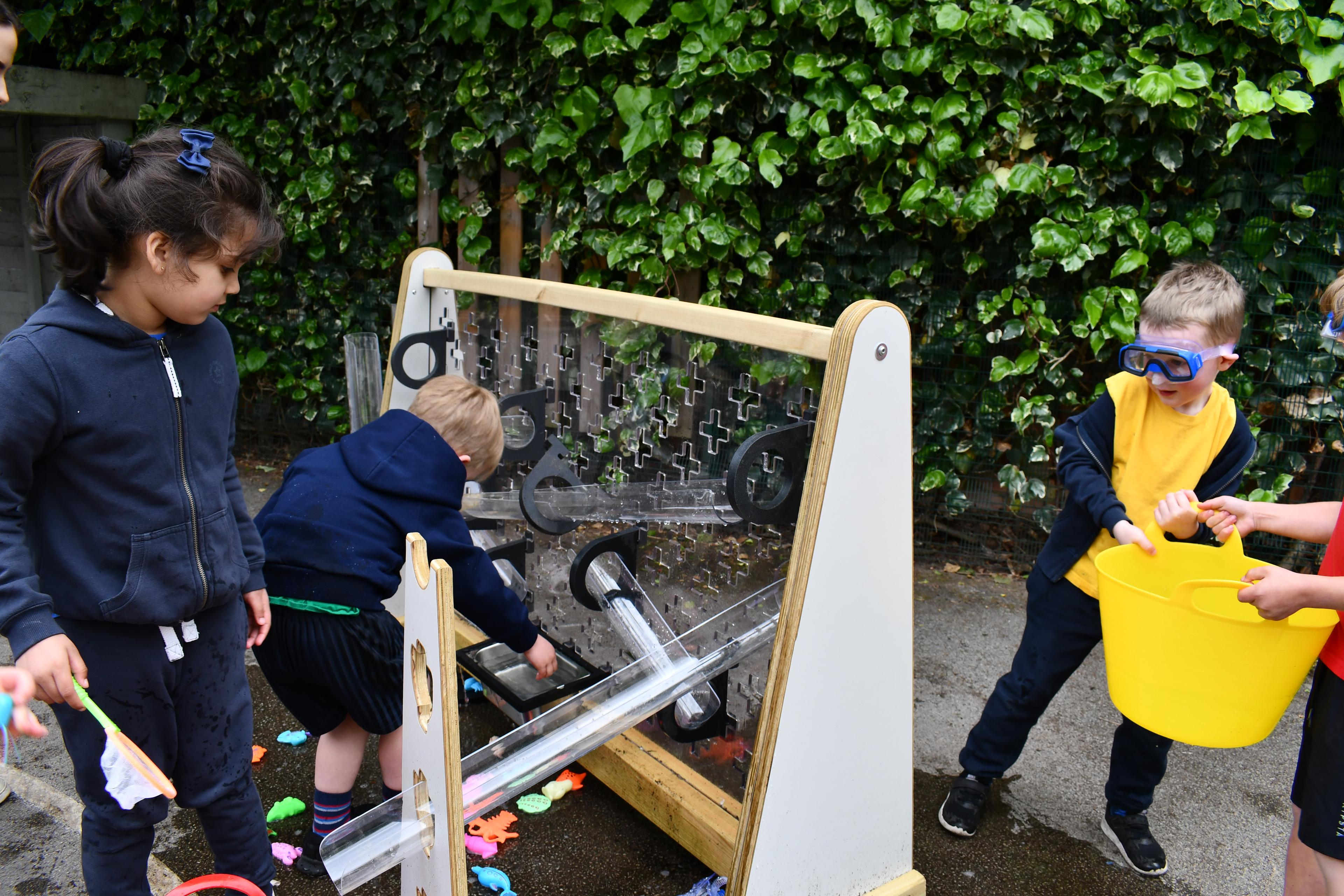 Adjusting the water channels