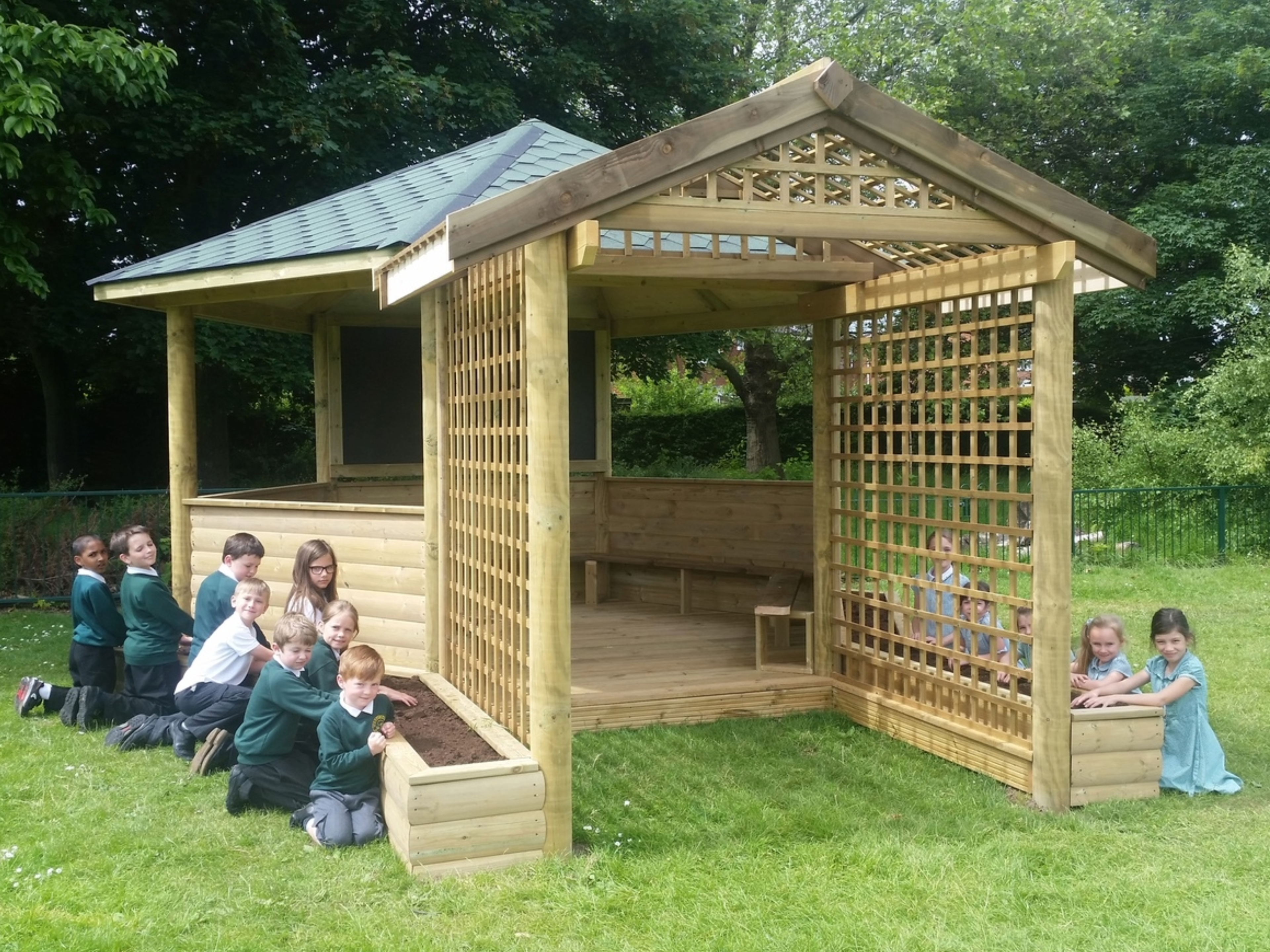 Secret Garden Wooden Gazebo