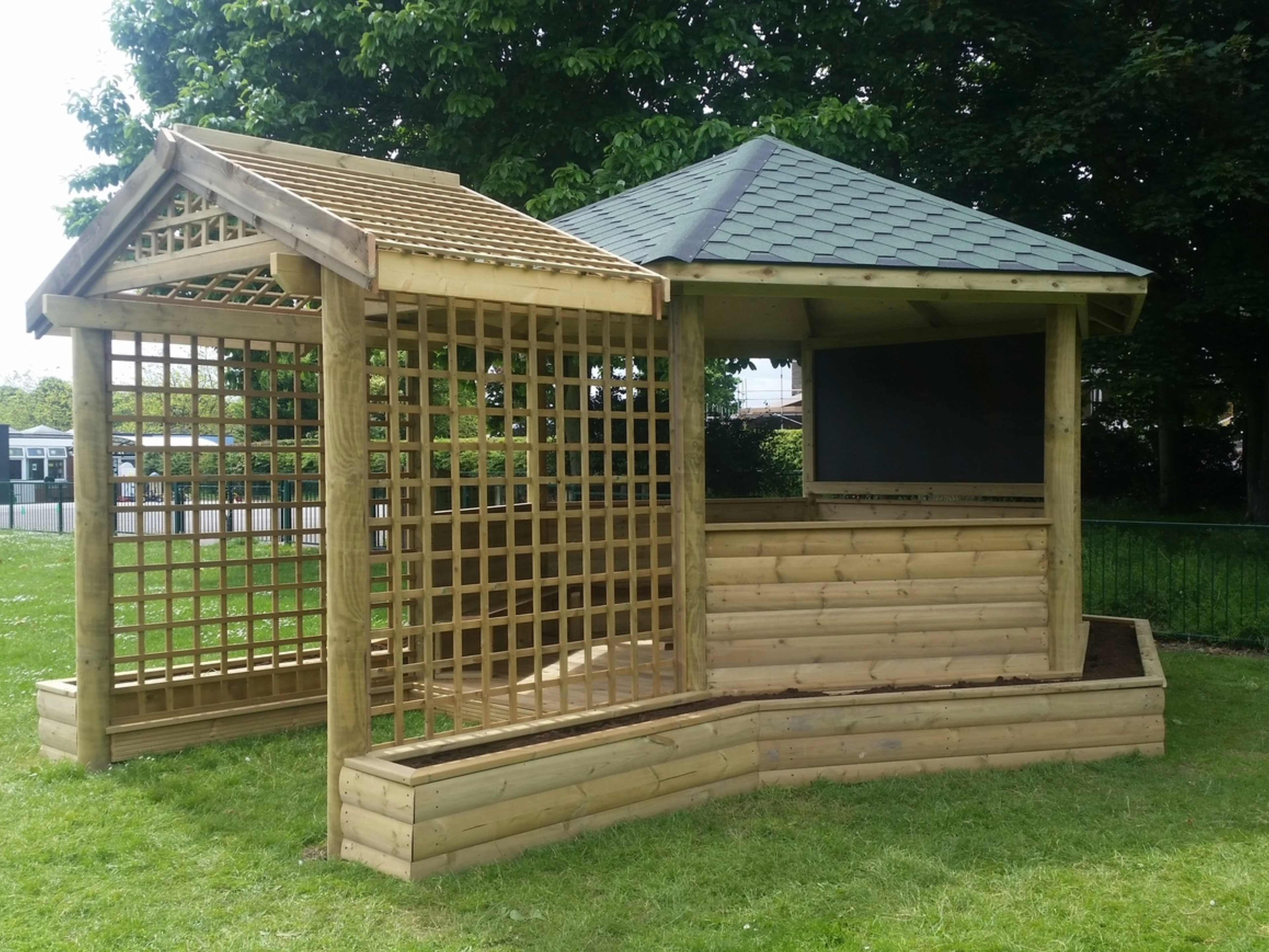 Secret Garden Wooden Gazebo