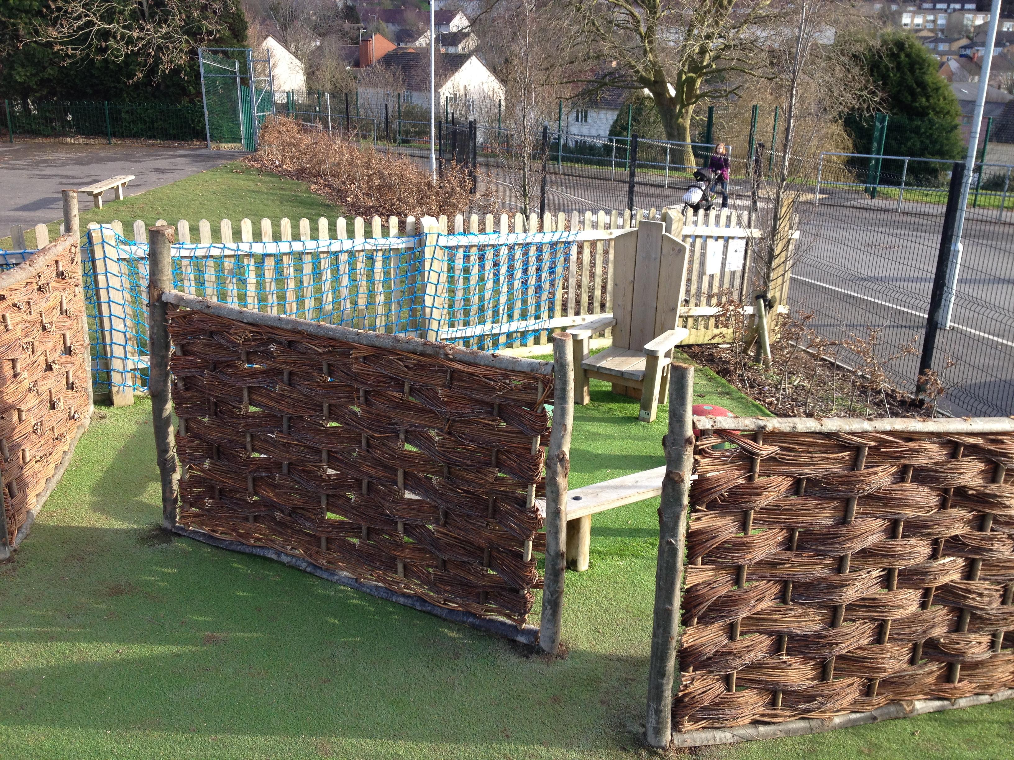 outdoor playground fencing