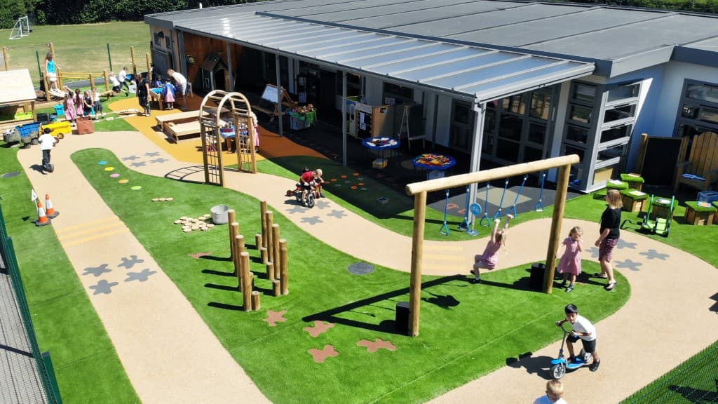 School playground surfacing