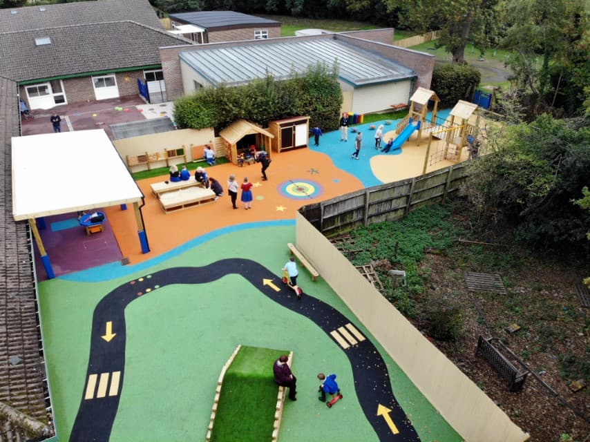 Playground surfacing for sen