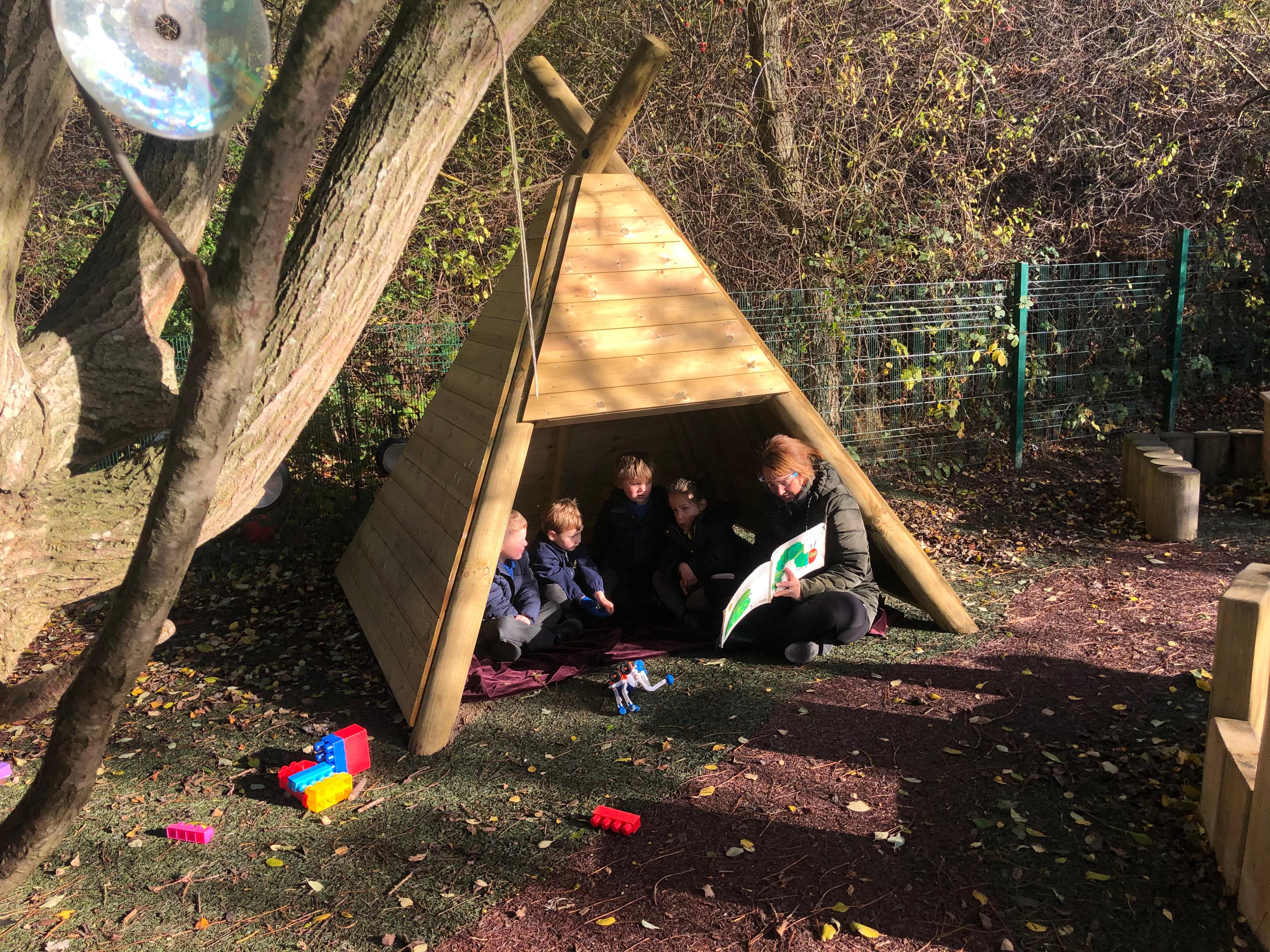 School Playground Dens