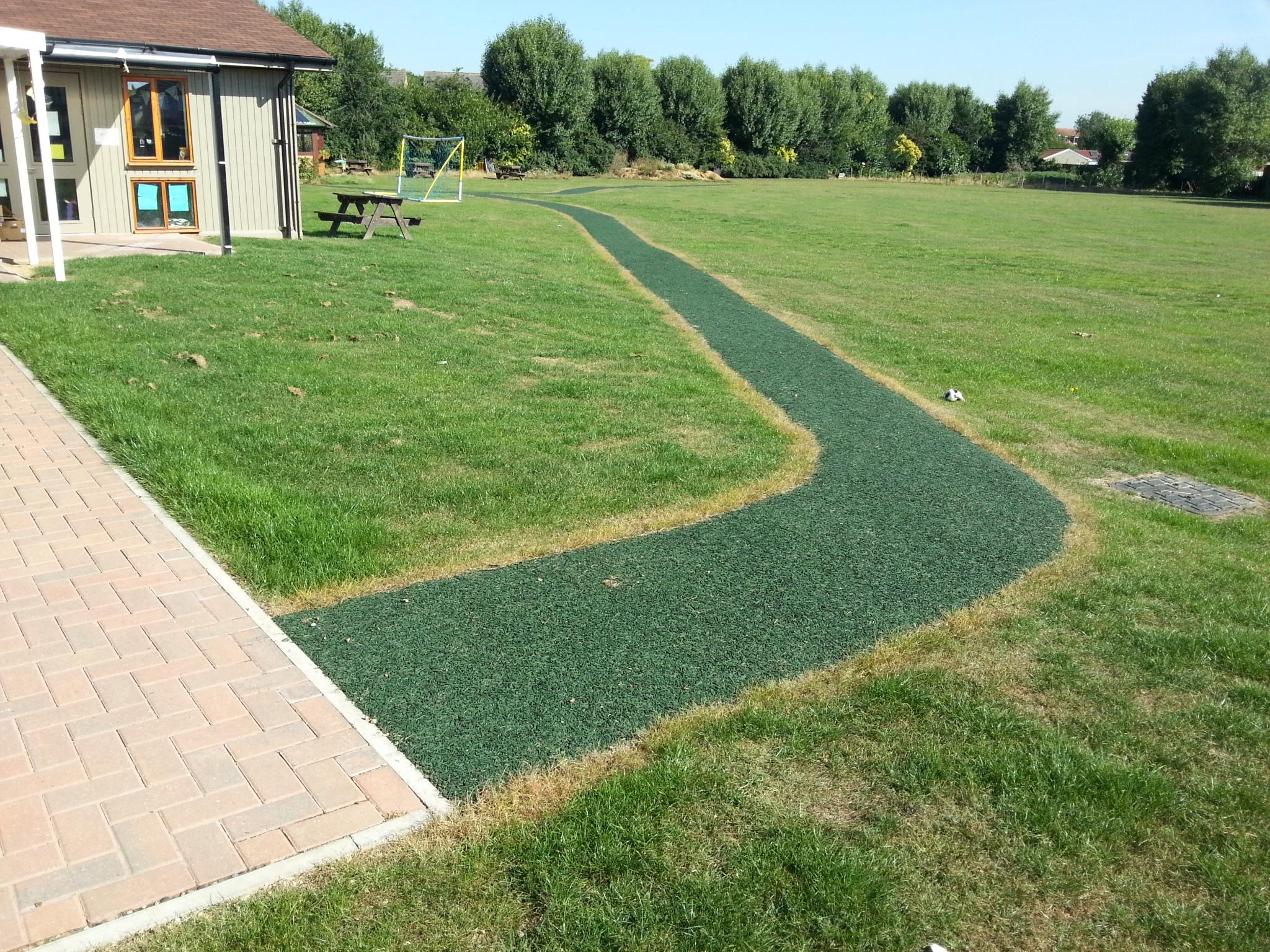 playbond rubber chippings surfacing