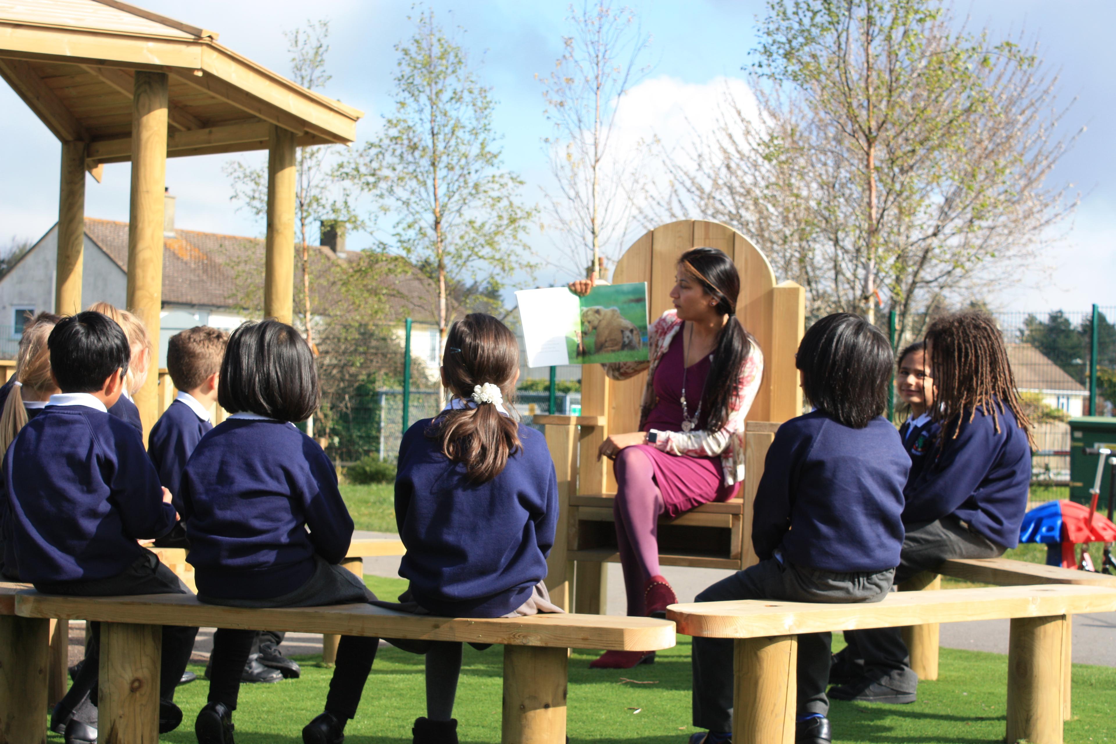 playground seating for schools