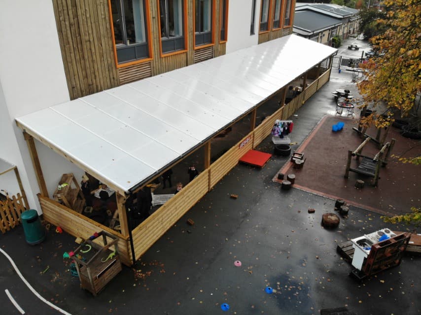 Timber canopies for schools