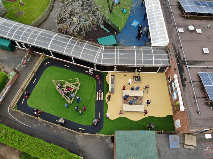School playground surfacing