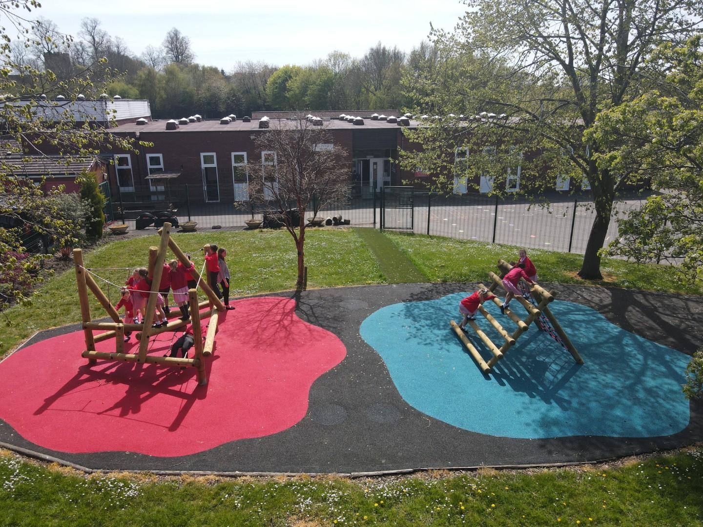 School playground surfacing