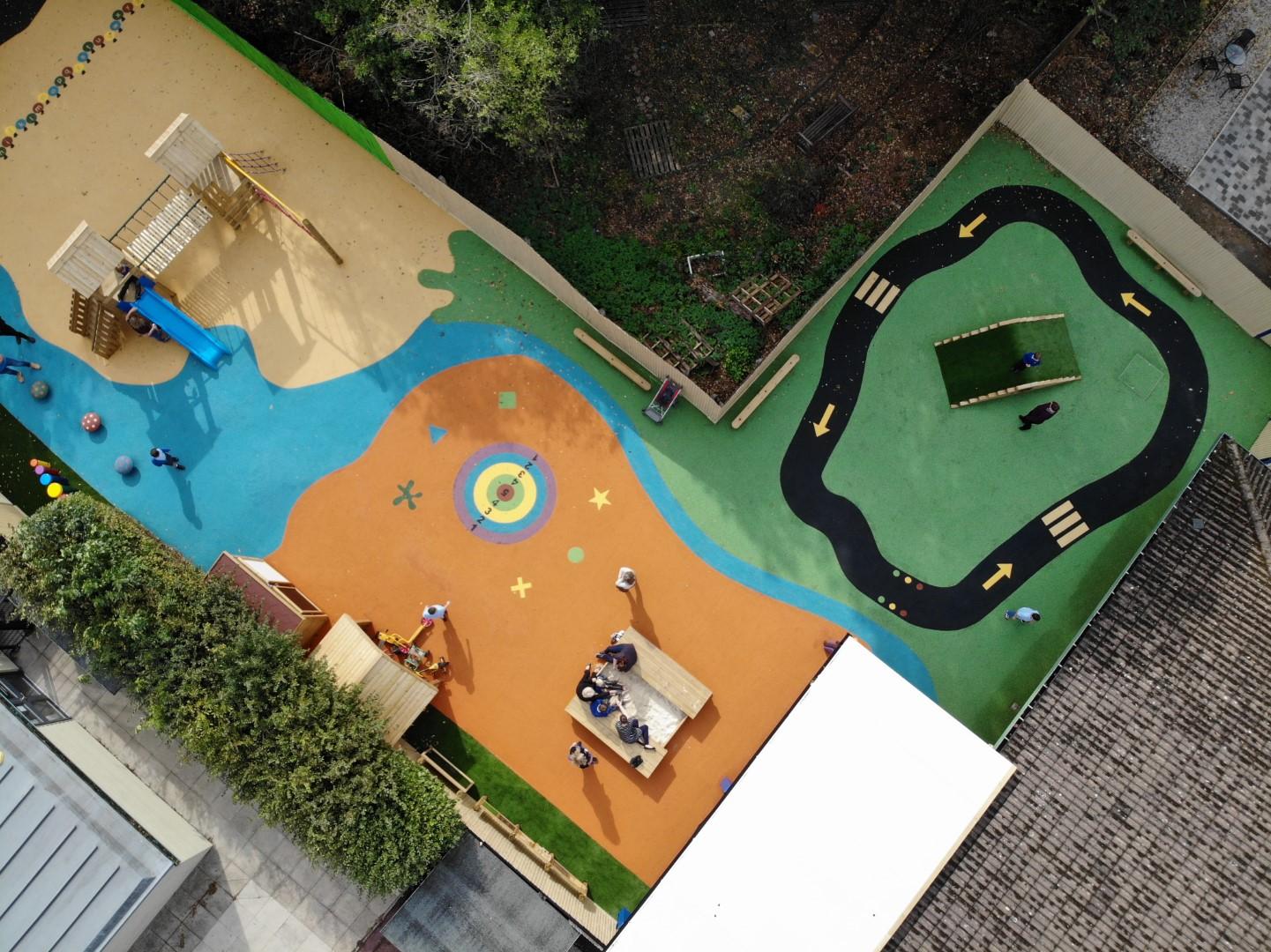 safety surfacing for school playgrounds