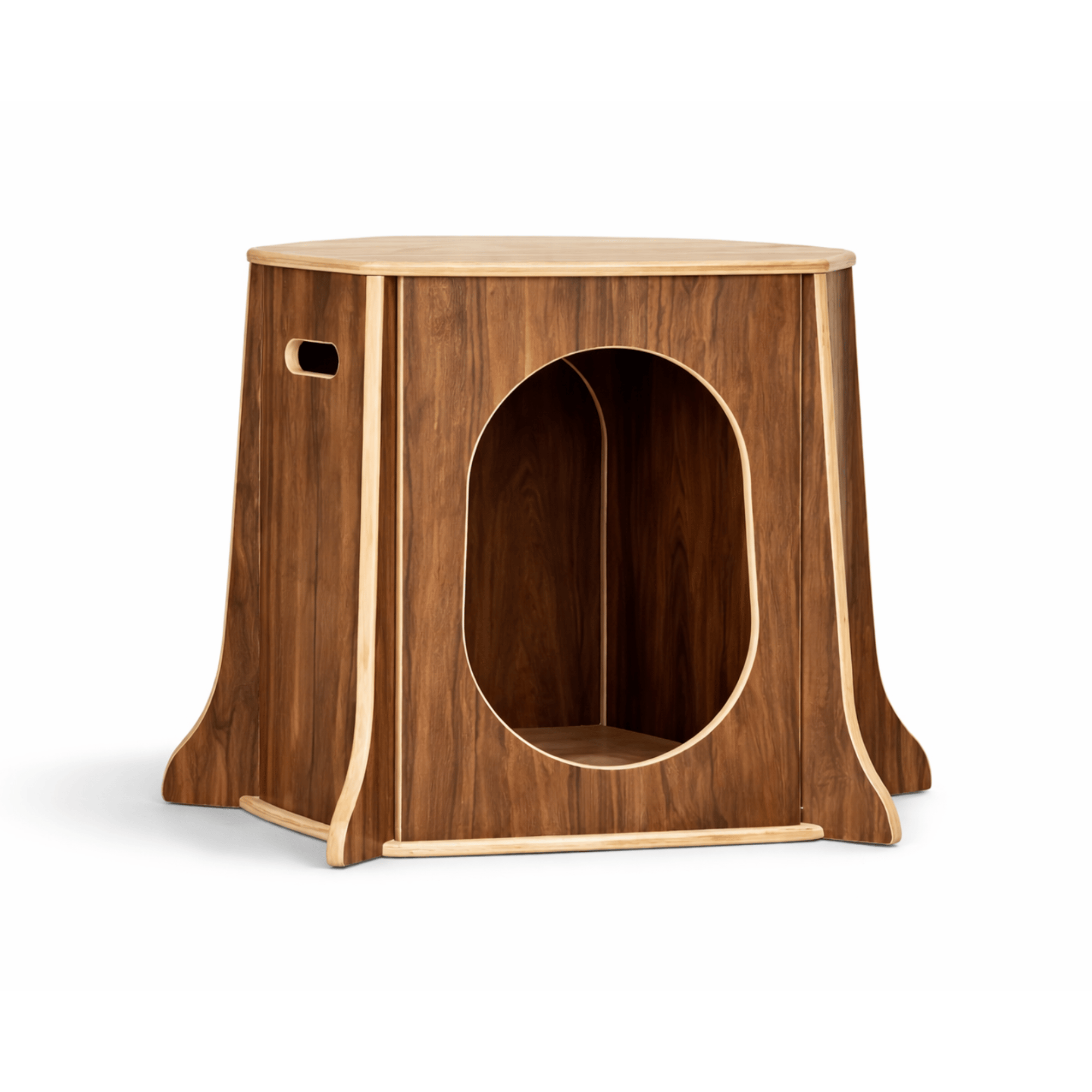 A 3D visualisation of the Millhouse Tree Hollow Retreat.