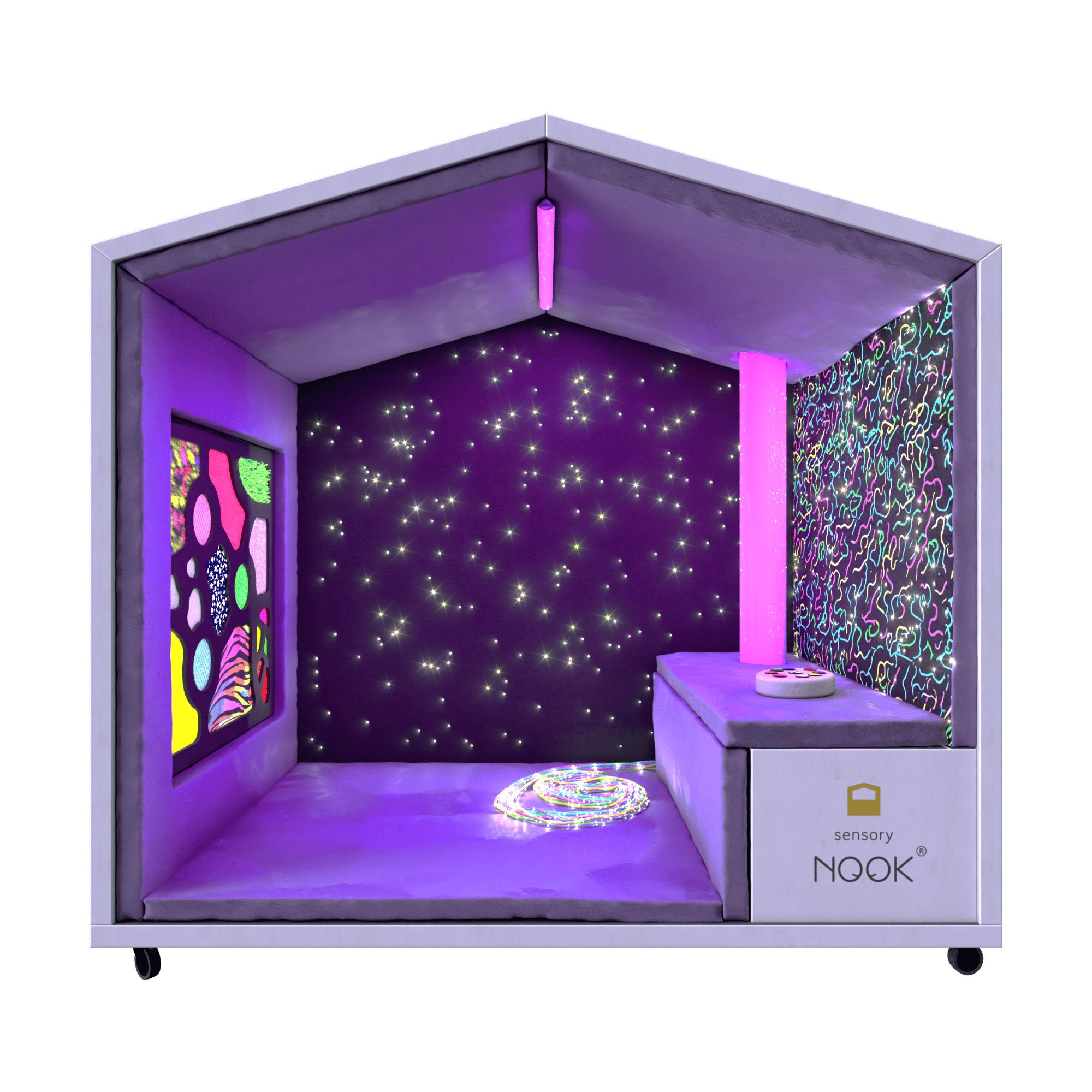 A 3D visualisation of the Sensory Nook Glow.